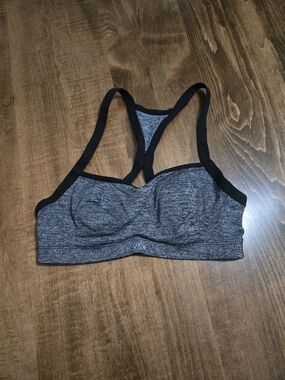 VSX Women's Gray Racerback Sports Bra With Underwire